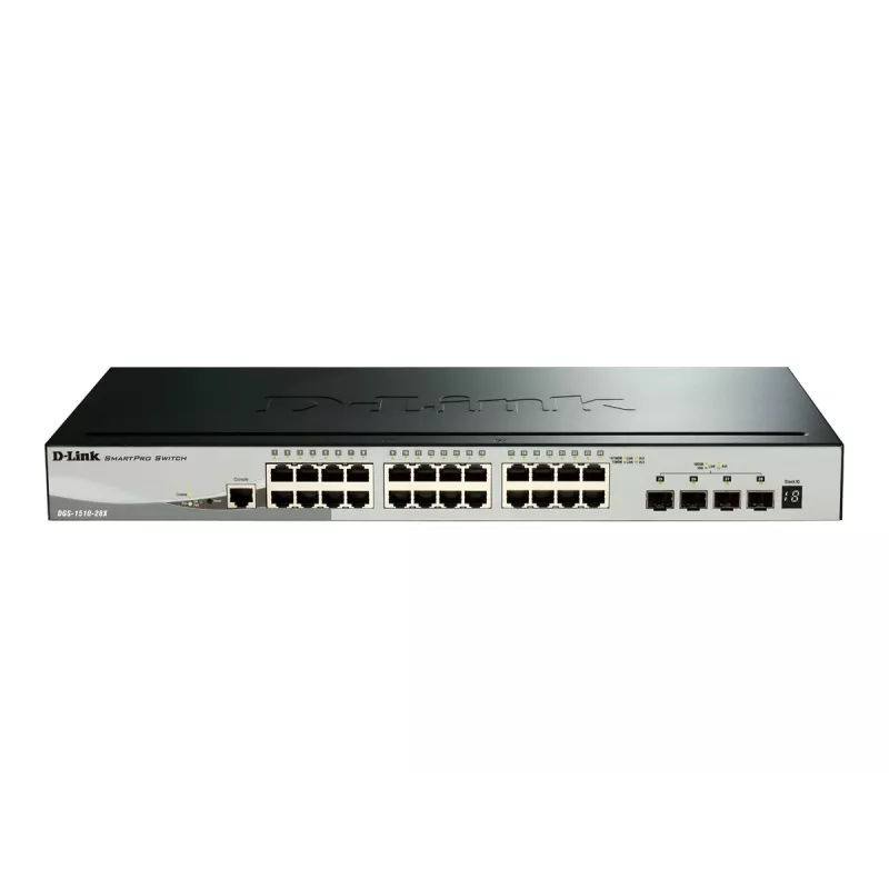 D-Link DGS-1510 Managed L3 Gigabit Ethernet (10/100/1000) preto