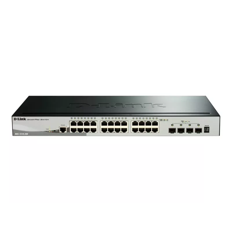 D-Link DGS-1510 Managed L3 Gigabit Ethernet (10/100/1000) preto