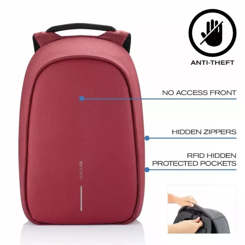 Mochila XDDESIGN Bobby Hero Small — mochila antirroubo e repelente à água para o dia a dia, tamanho compacto
