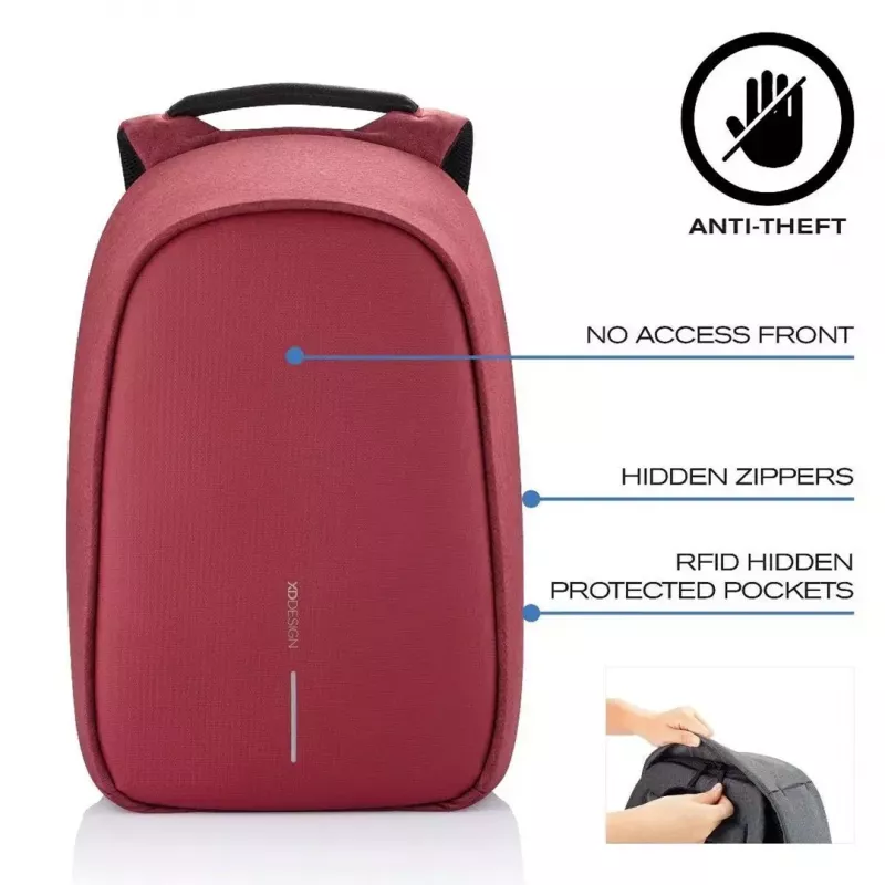 Mochila XDDESIGN Bobby Hero Small — mochila antirroubo e repelente à água para o dia a dia, tamanho compacto