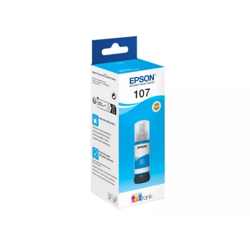 Frasco de tinta ciano EPSON 108 EcoTank