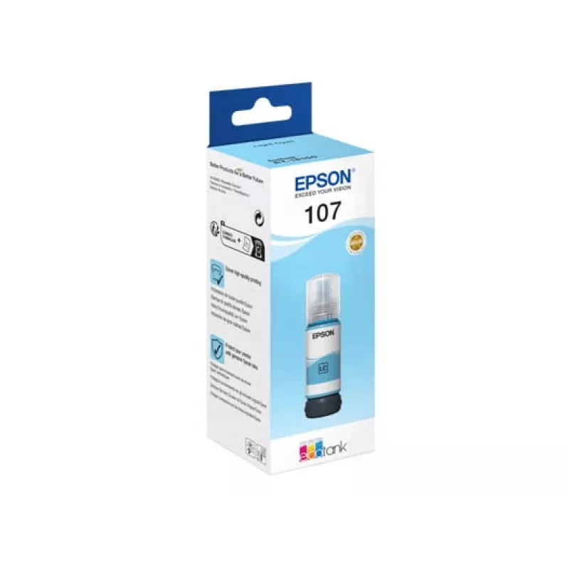 Frasco de tinta ciano-claro EPSON 108 EcoTank