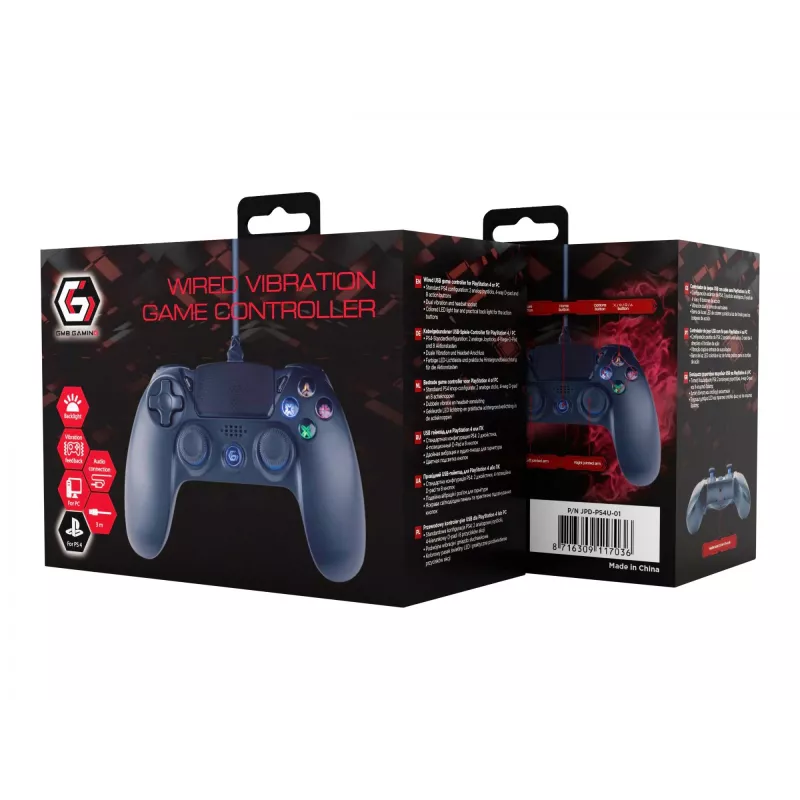 Comando Gembird JPD-PS4U-01 preto USB