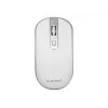 Rato USB ótico sem fios branco/prateado MUSW-4B-06-WS Gembird