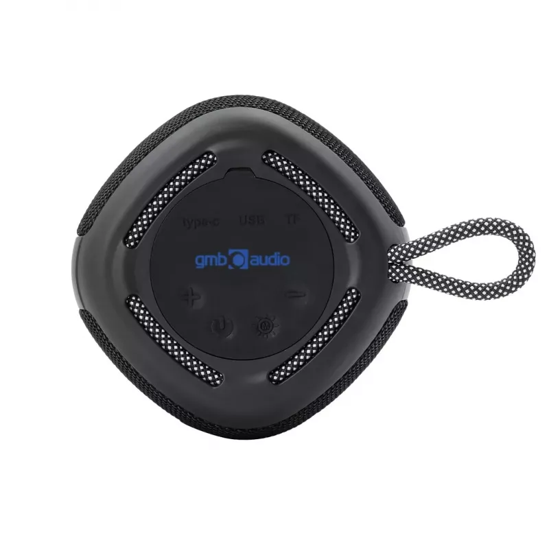 Altifalante portátil Gembird SPK-BT-LED-03-BK preto