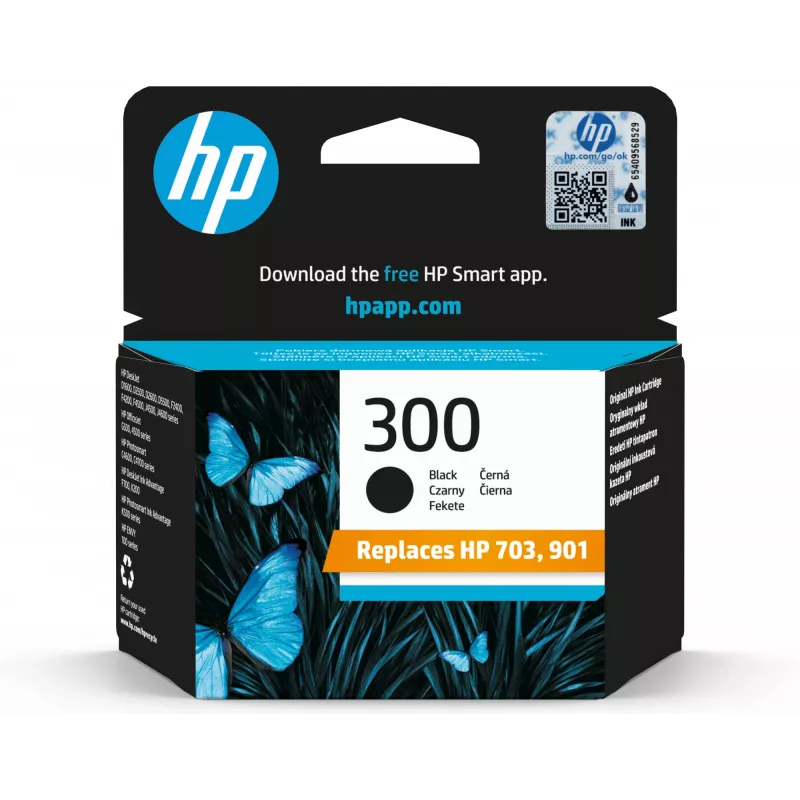 Tinta HP 300 preta Vivera 4ml Deskjet D2560 F4280 All-in-One (ML)