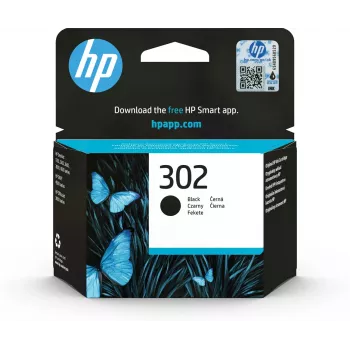 Cartucho de tinta original HP 302 preto