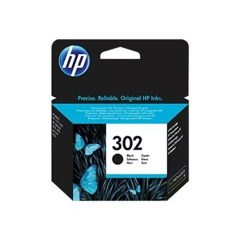 Cartucho de tinta original HP 302 preto