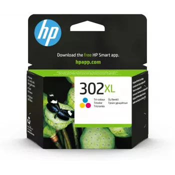 Cartucho de tinta HP 302XL tricolor