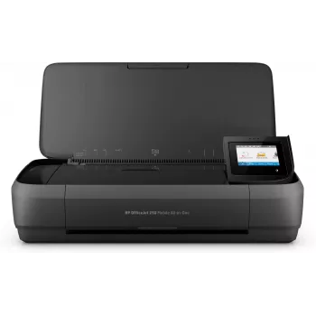 Impressora multifunções móvel HP Officejet 250 All-in-One jato de tinta cor A4 8 páginas/min. copiar 10 páginas/min. imprimir 50 folhas USB Wi-Fi
