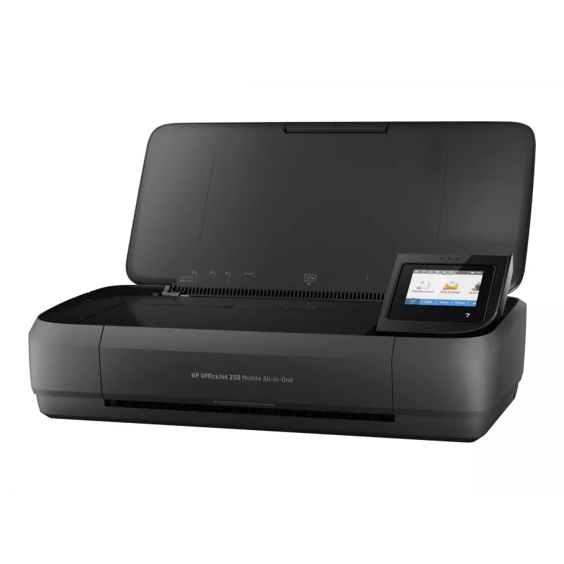 Impressora multifunções móvel HP Officejet 250 All-in-One jato de tinta cor A4 8 páginas/min. copiar 10 páginas/min. imprimir 50 folhas USB Wi-Fi