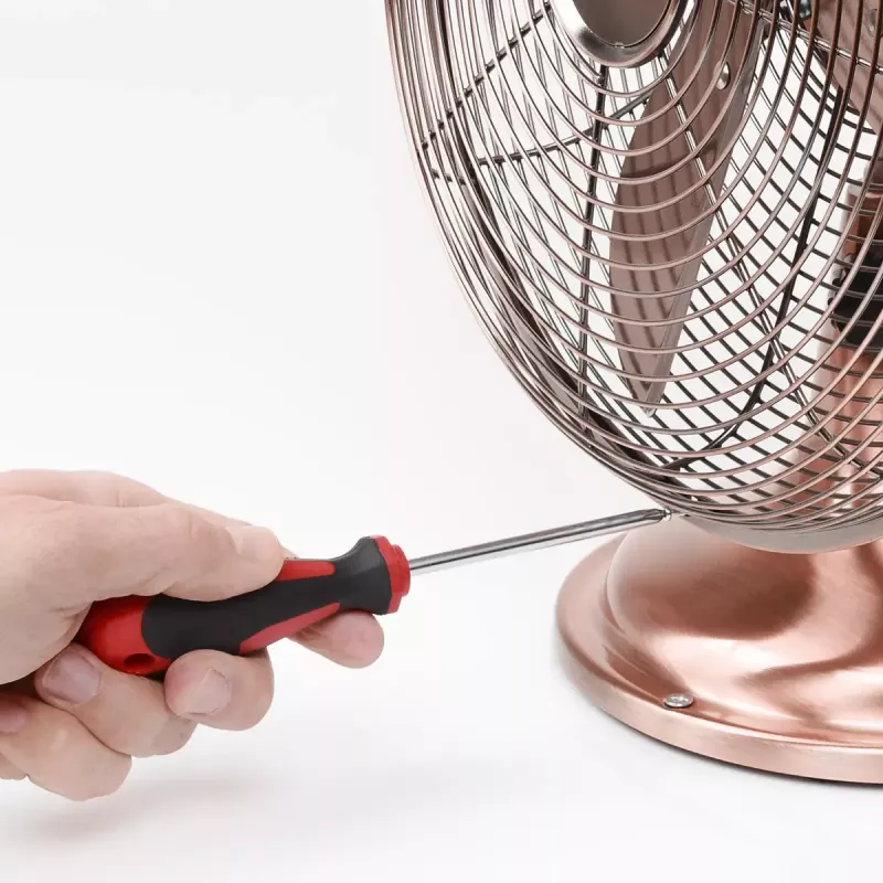 Ventilador de mesa Tristar VE-5970 Retro ventilador de mesa cobre 30 cm