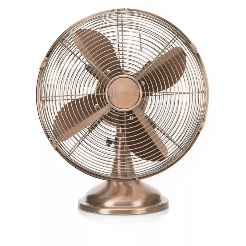 Ventilador de mesa Tristar VE-5970 Retro ventilador de mesa cobre 30 cm