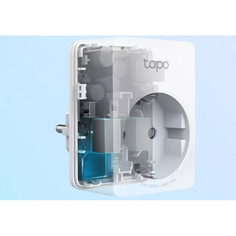 Tapo P100 V2 - Smart Plug - Mini - sem fios - 802.11b/g/n, Bluetooth 4.2 - 2