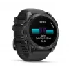 Garmin Fenix 8 3,56 cm (1,4) AMOLED 51 mm digital 454 x 454 píxeis ecrã tátil titânio WLAN GPS (satélite)