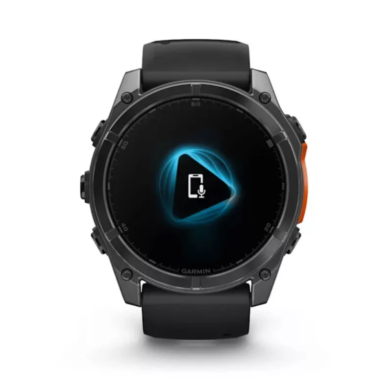 Garmin Fenix 8 3,56 cm (1,4) AMOLED 51 mm digital 454 x 454 píxeis ecrã tátil titânio WLAN GPS (satélite)