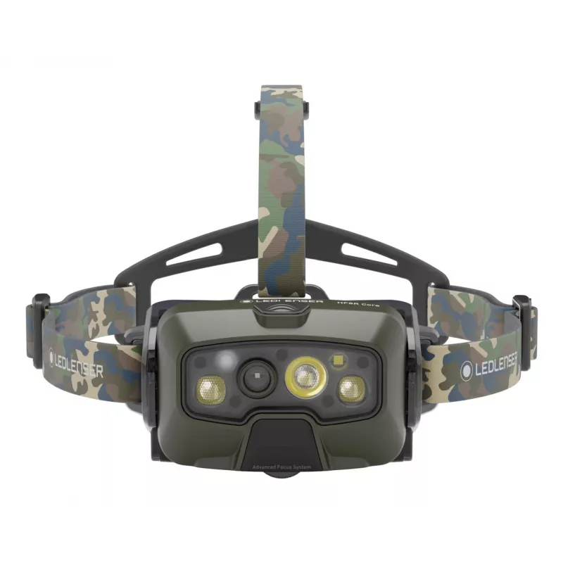 Ledlenser HF8R Core RGB Camouflage - Lanterna frontal LED, verde