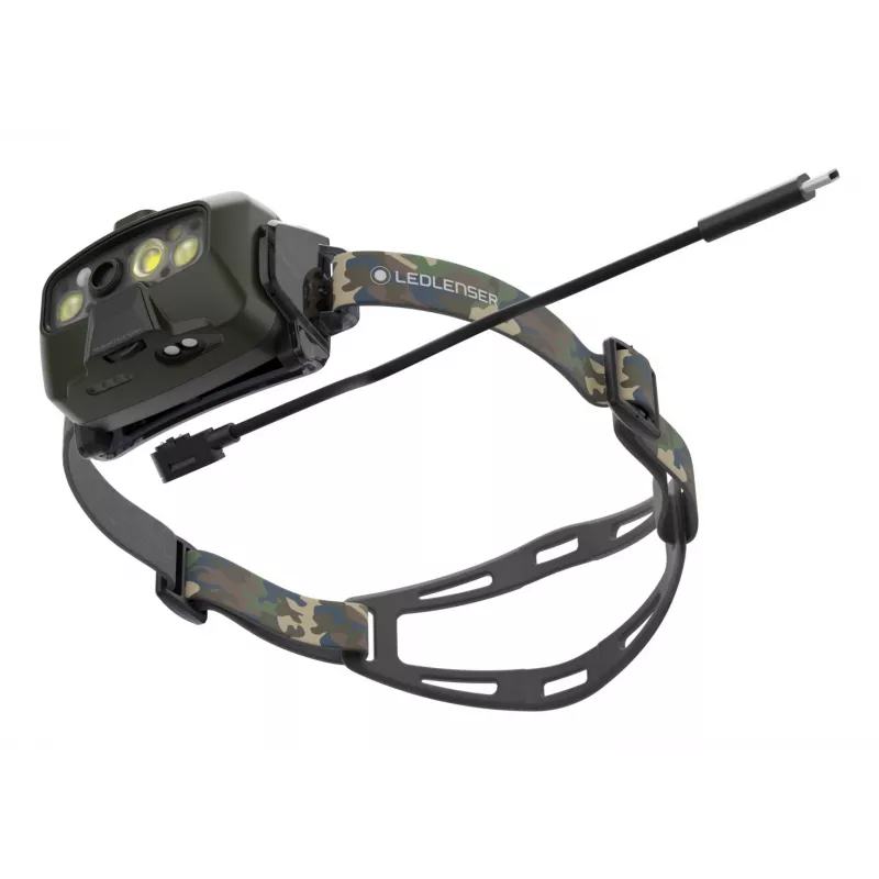 Ledlenser HF8R Core RGB Camouflage - Lanterna frontal LED, verde