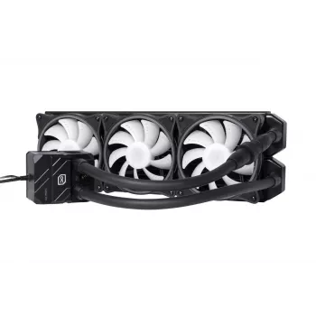 Alphacool Eisbaer Pro Aurora 360 Refrigeração líquida all-in-one para processador 12 cm preto, branco 1 unid.