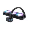 Alphacool Eisbaer Pro Aurora 360 Refrigeração líquida all-in-one para processador 12 cm preto, branco 1 unid.
