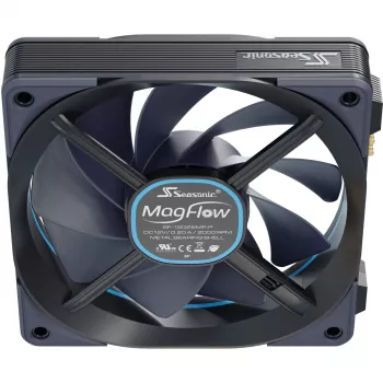 MagFlow 1225 PWM (kit 1 ventoinha) 120,4 x 124,2 x 26,6 mm / rolamento fluido dinâmico / 63,33 CFM / 33,78 dBa / 2200 rpm / cabo magnético para instalação fácil (MAGFLOW-1)