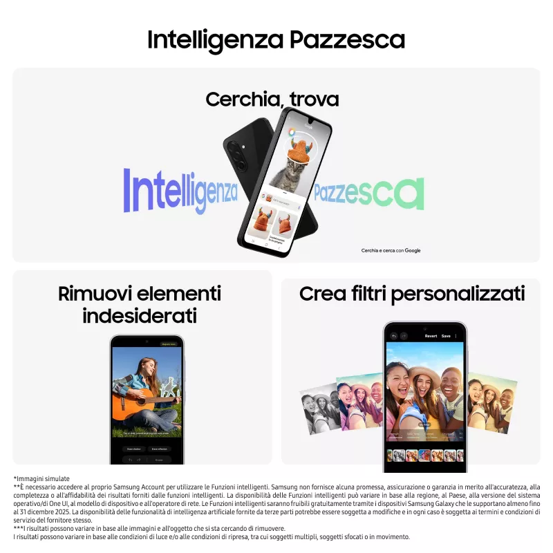 Samsung Galaxy A26 17 cm (6.7) Dual SIM híbrido Android 15 5G USB Type-C 8 GB 256 GB 5000 mAh preto