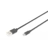Cabo Datalogic, Micro-USB, cabo Micro-USB cliente, para ligar a um PC como cliente para dock ou dispositivo Datalogic, 2 m (94A051968)