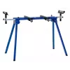 Suporte para serra de esquadria Scheppach UMF1550, suporte metálico de 4 pernas, capacidade máx. 150 kg, comprimento máx. 194,5 cm, tamanho 950×540×810 mm, preto