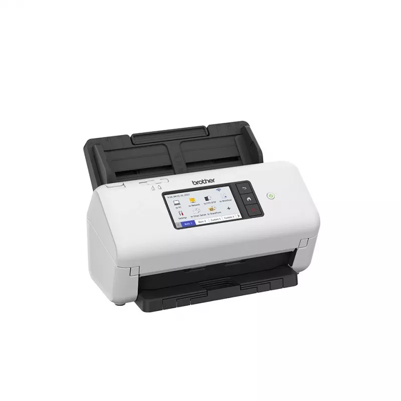 Scanner ADF Brother ADS-4700W 600 x 600 DPI A4 preto e branco