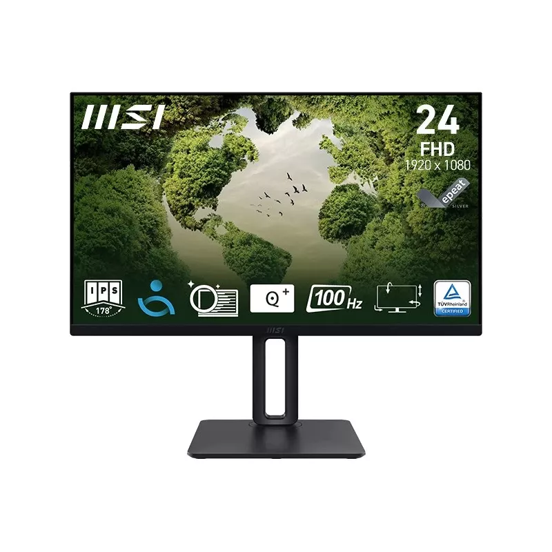 MSI Pro MP245PG 24 polegadas IPS FHD HDMI/DP Pivot - Ecrã plano - 61 cm