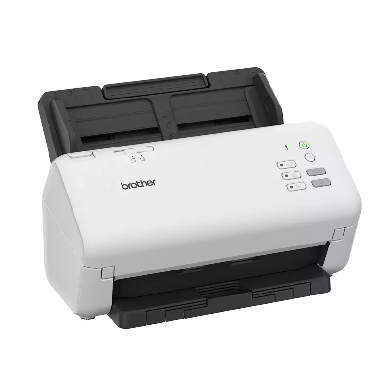 Scanner ADF Brother ADS-4300N – A4, 600 x 600 DPI, duplex, ADF de 80 folhas, Dual CIS, LED (preto/branco)