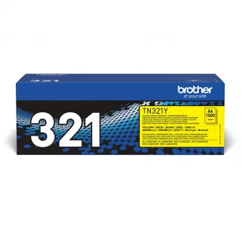 Brother TN-321Y cartucho de toner, amarelo, 1500 páginas