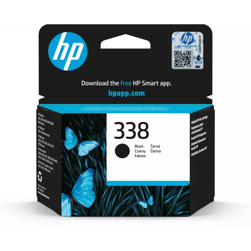 Tinta HP 338 11ml preto PS8150 8450 DJ5740 6540 6840 PSC2610 2710 2355 (ML)