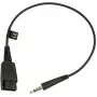 GN Jabra Jabra - Adaptador de headset - ficha mini macho para Quick Disconnect macho - para SPEAK 410, 410 MS (8800-00-99)