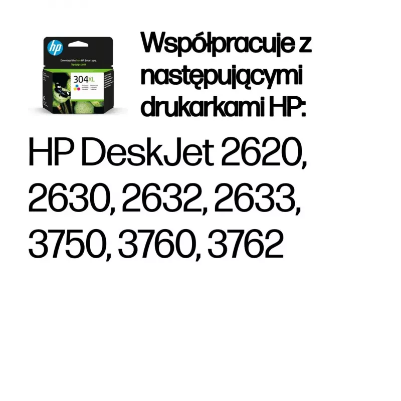 Cartucho de tinta HP 304XL tricolor Original