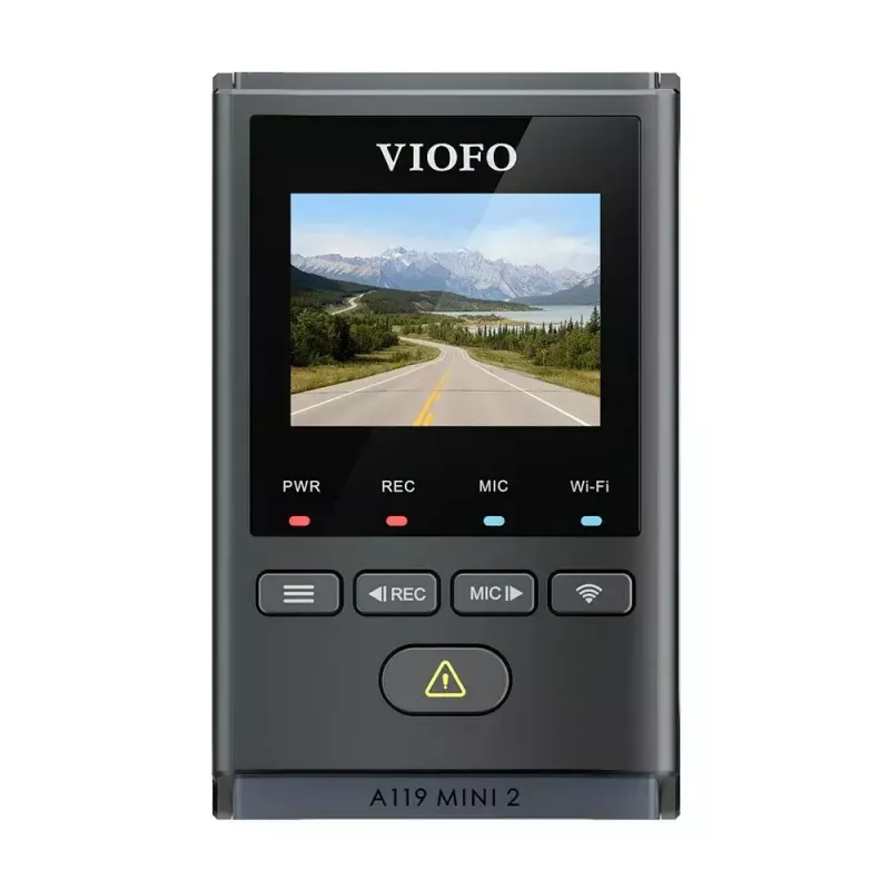 Dashcam VIOFO A119 MINI 2-G GPS – 1 canal Quad HD 2560×1440, Sony STARVIS 2 IMX675, 60 fps, 140° F1.6, GPS, Wi‑Fi, Dual‑Band, modo de estacionamento