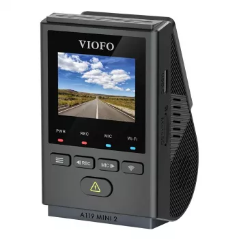 Dashcam VIOFO A119 MINI 2-G GPS – 1 canal Quad HD 2560×1440, Sony STARVIS 2 IMX675, 60 fps, 140° F1.6, GPS, Wi‑Fi, Dual‑Band, modo de estacionamento