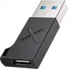 Adaptador Unitek USB-C para USB-A A1049ABK01 — preto, adaptador compacto USB-C (fêmea) para USB-A (macho)
