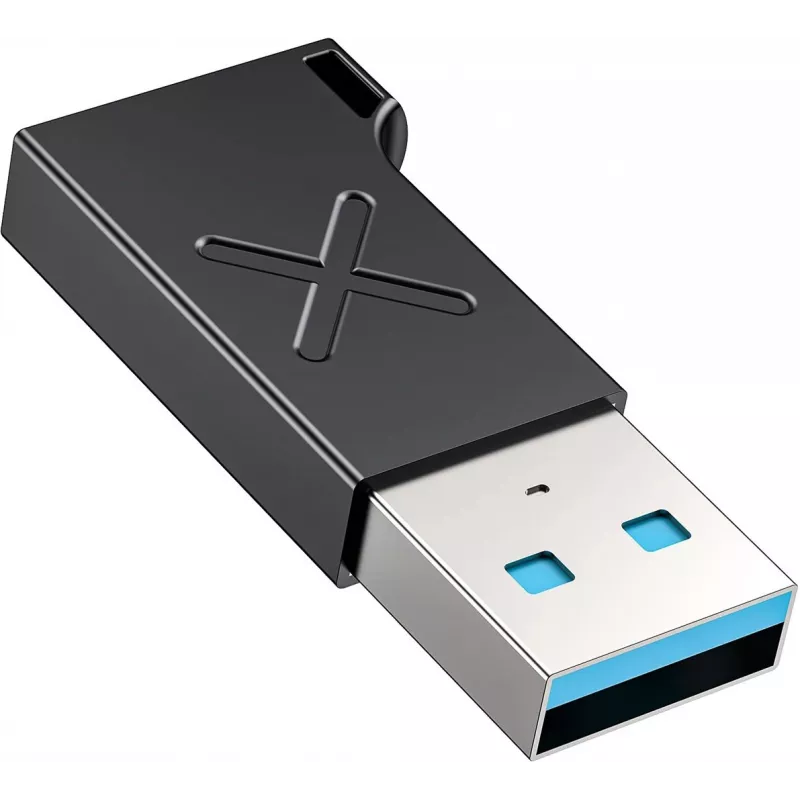 Adaptador Unitek USB-C para USB-A A1049ABK01 — preto, adaptador compacto USB-C (fêmea) para USB-A (macho)