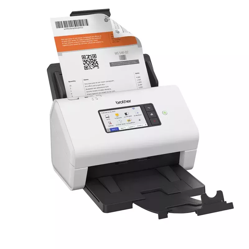 Scanner ADF + alimentação Brother ADS-4900W 600 x 600 DPI A4 preto branco