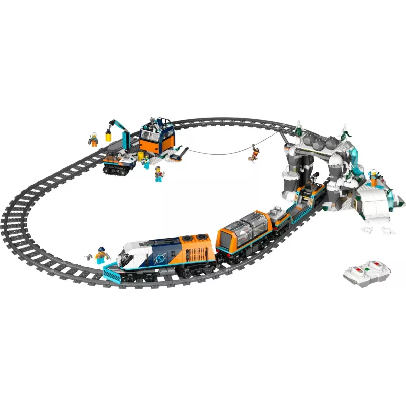 LEGO CITY 60470 Explorador Arctic Polar Express Comboio