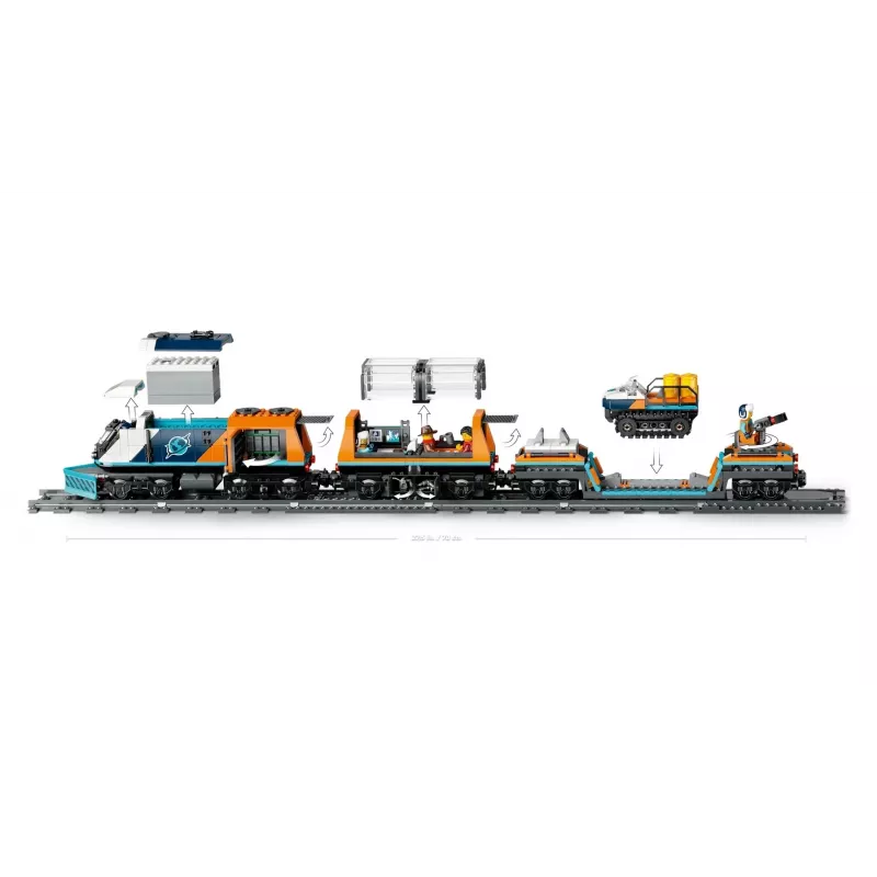 LEGO CITY 60470 Explorador Arctic Polar Express Comboio