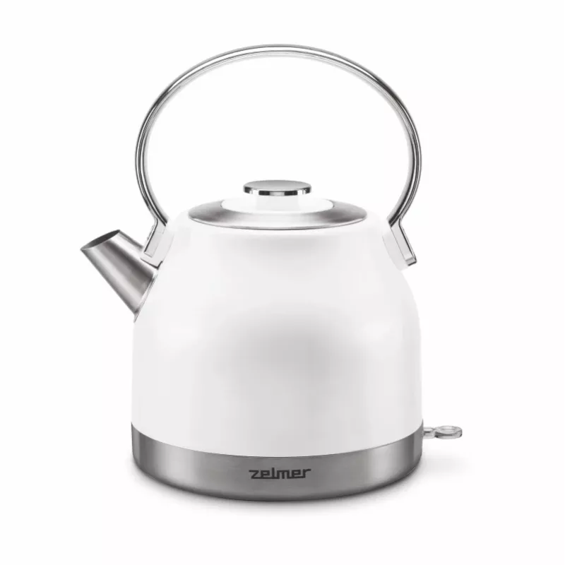 Chaleira elétrica Zelmer ZCK7940 1,5 L 2200 W aço inoxidável, branco
