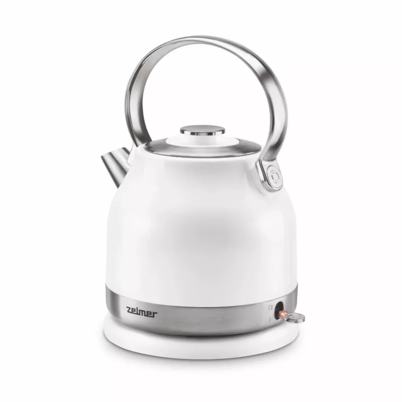 Chaleira elétrica Zelmer ZCK7940 1,5 L 2200 W aço inoxidável, branco