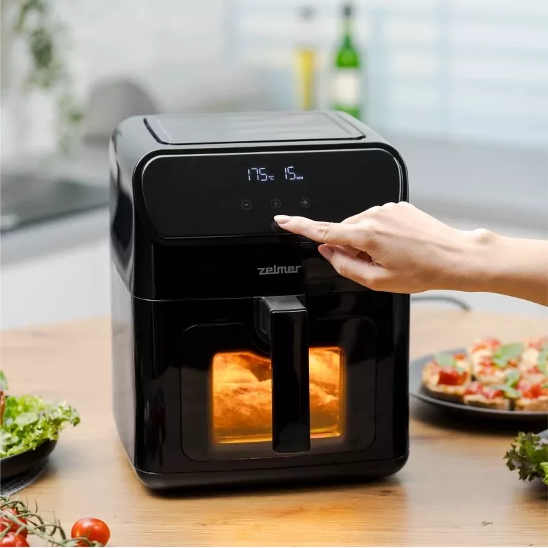 Fritadeira de ar quente Zelmer ZAF6500 6,5 l 1500 W preto