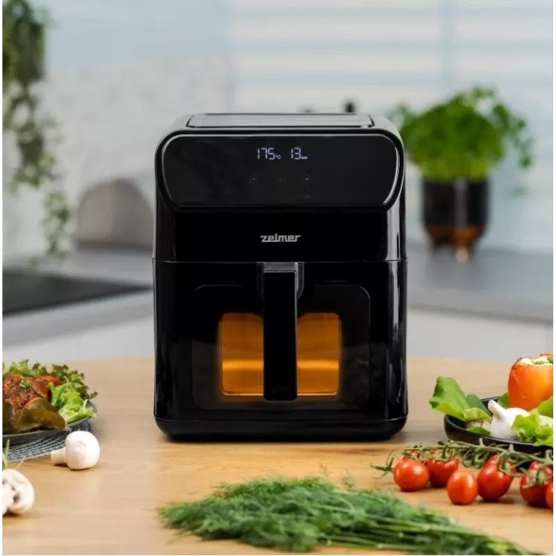 Fritadeira de ar quente Zelmer ZAF6500 6,5 l 1500 W preto