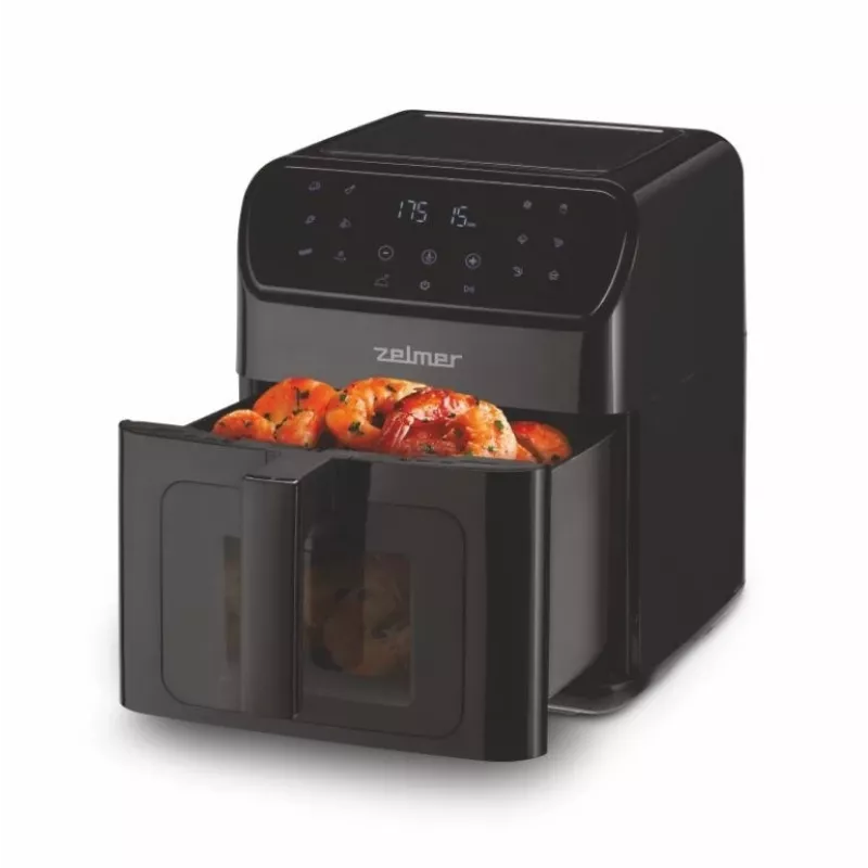 Fritadeira de ar quente Zelmer ZAF6500 6,5 l 1500 W preto
