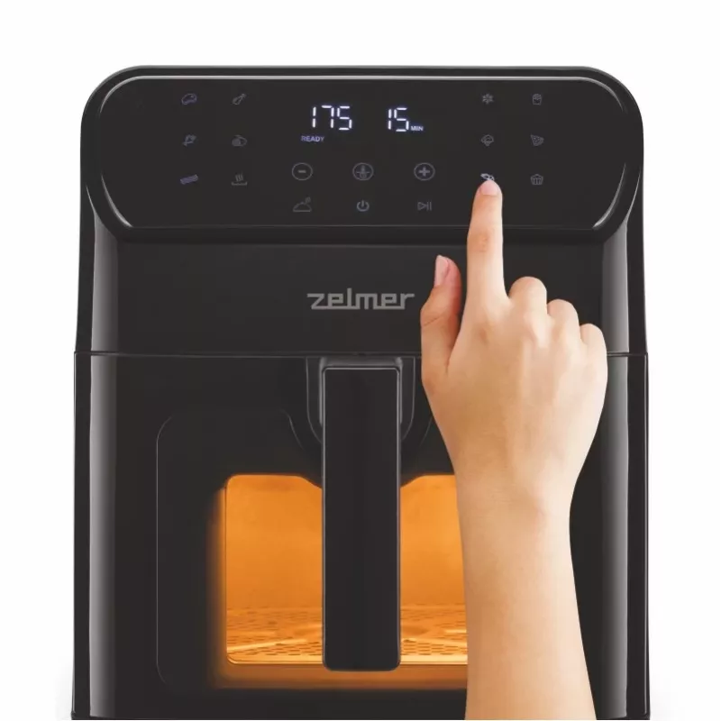 Fritadeira de ar quente Zelmer ZAF6500 6,5 l 1500 W preto