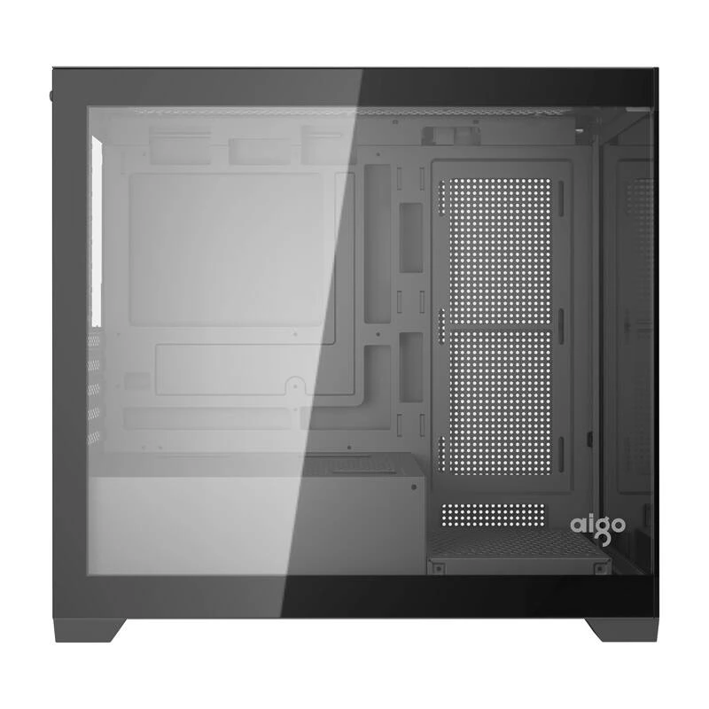 Caixa de computador Darkflash C218M + 6 ventoinhas ARGB (preto)