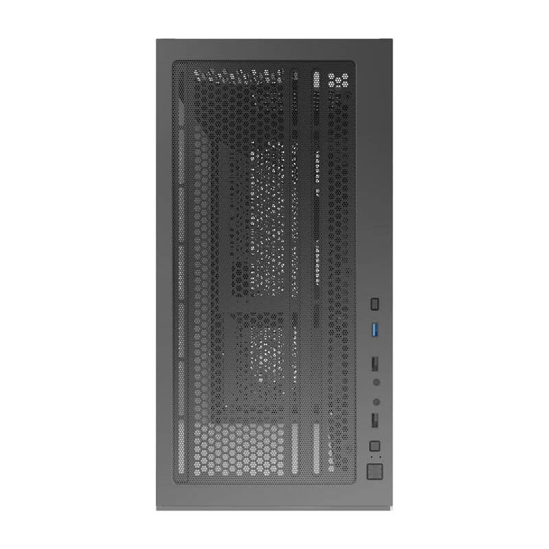 Caixa de computador Darkflash C218M + 6 ventoinhas ARGB (preto)